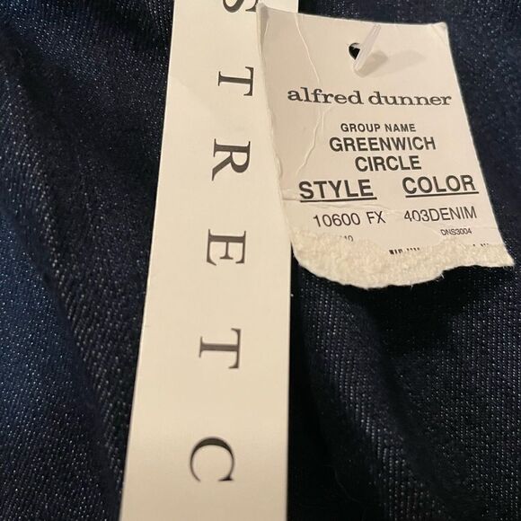 Alfred Dunner Greenwich Circle Stretch Denim 22W NWT - Picture 4 of 4